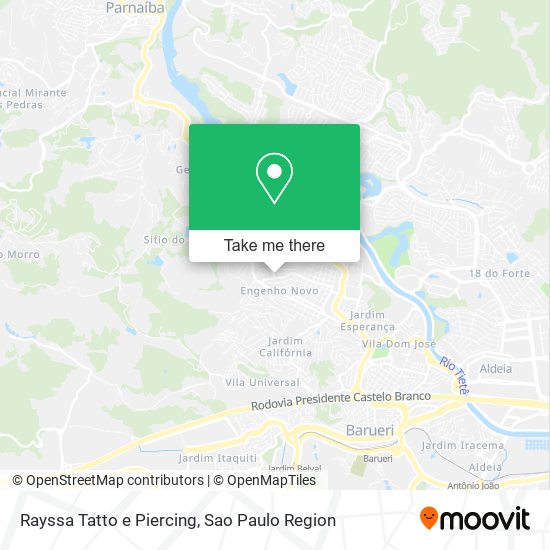 Rayssa Tatto e Piercing map