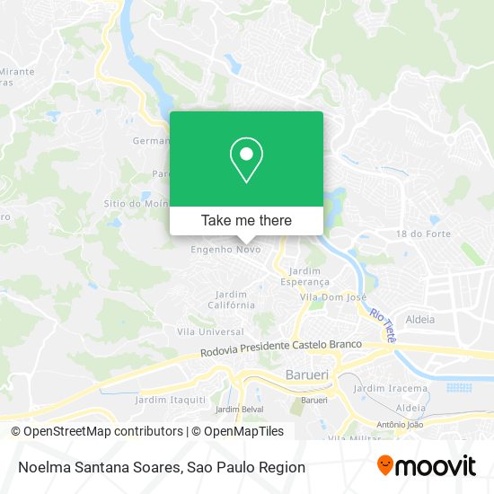 Noelma Santana Soares map