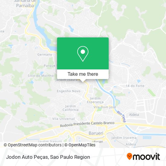 Jodon Auto Peças map