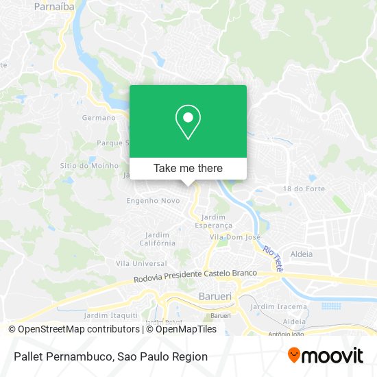 Mapa Pallet Pernambuco