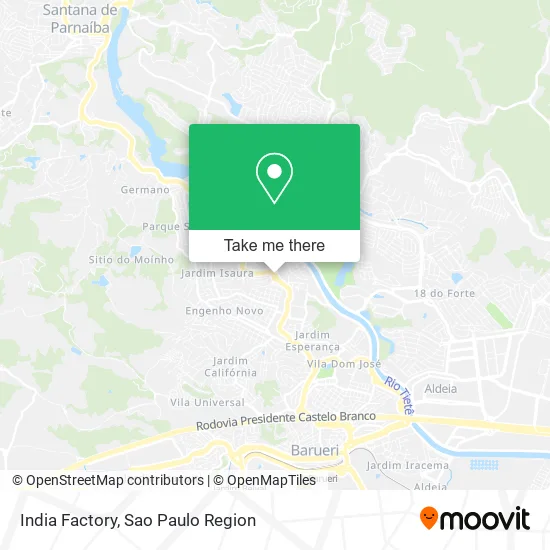 India Factory map