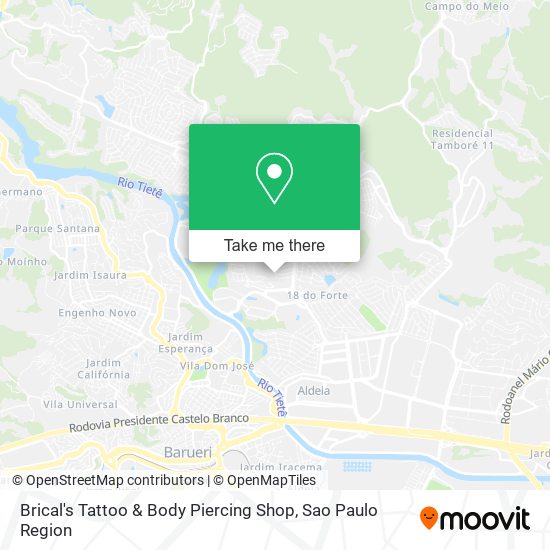 Brical's Tattoo & Body Piercing Shop map