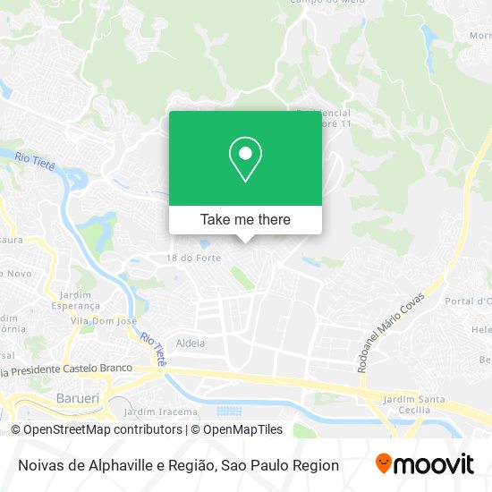 Noivas de Alphaville e Região map