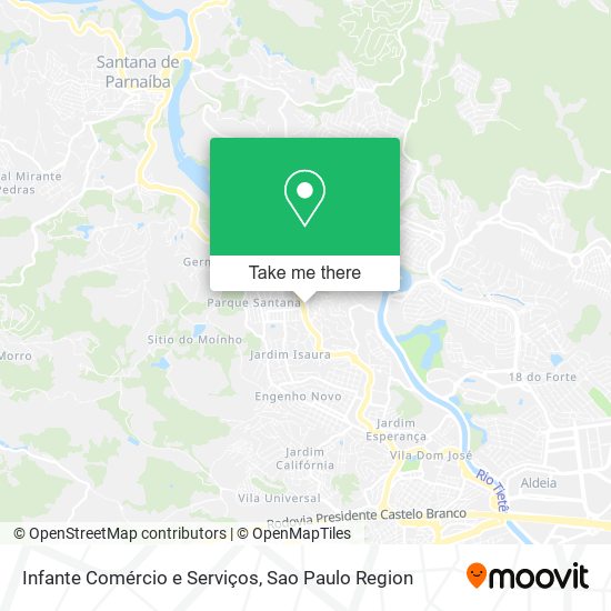 Infante Comércio e Serviços map