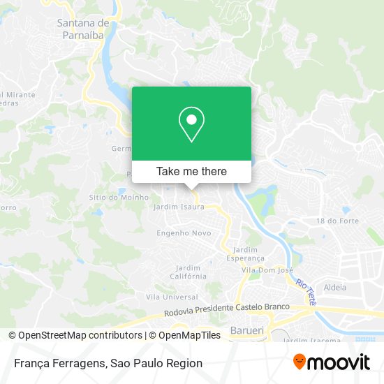 França Ferragens map