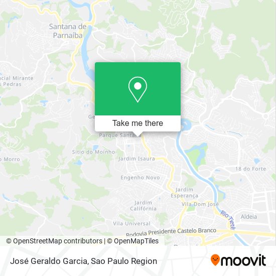José Geraldo Garcia map