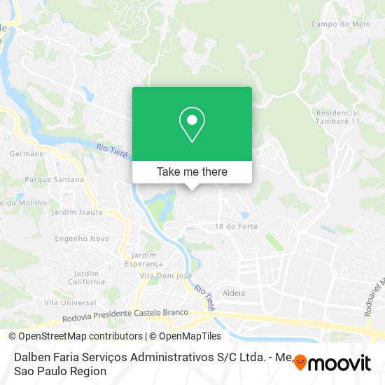 Dalben Faria Serviços Administrativos S / C Ltda. - Me map