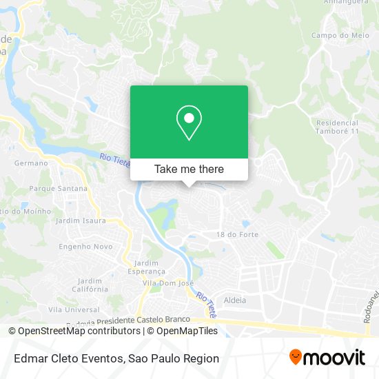 Edmar Cleto Eventos map