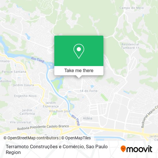 Terramoto Construções e Comércio map
