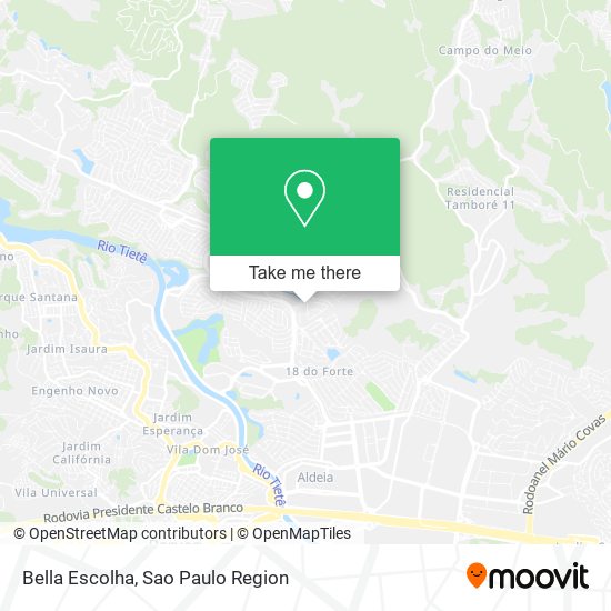 Bella Escolha map