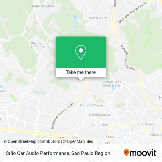 Stilo Car Audio Performance map