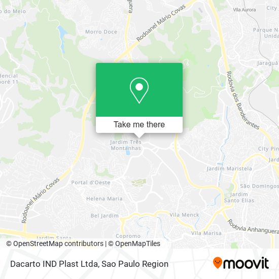 Dacarto IND Plast Ltda map