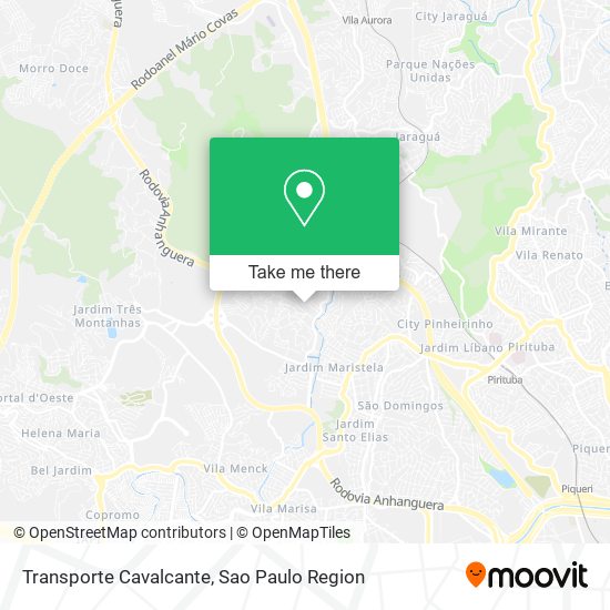 Transporte Cavalcante map