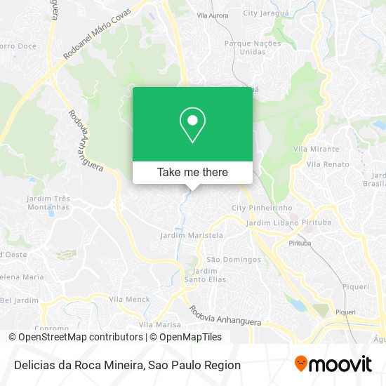 Delicias da Roca Mineira map