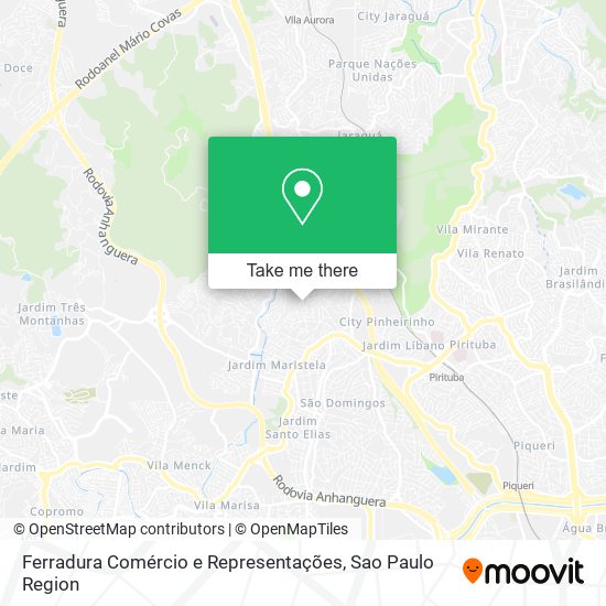 Ferradura Comércio e Representações map