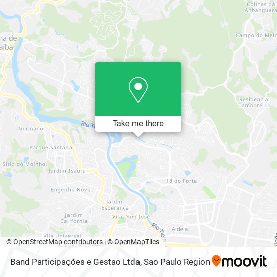 Band Participações e Gestao Ltda map