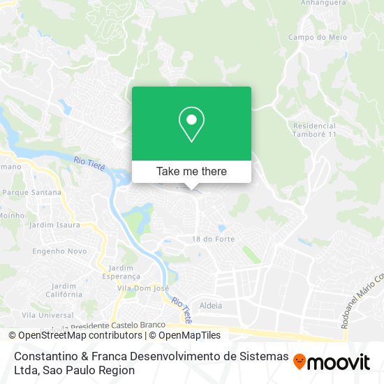 Constantino & Franca Desenvolvimento de Sistemas Ltda map