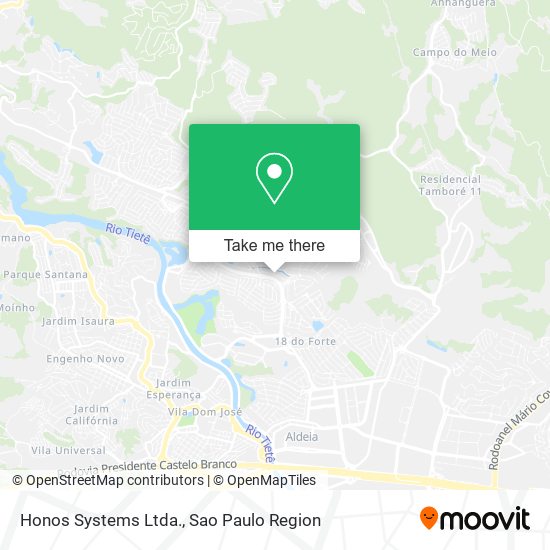 Honos Systems Ltda. map