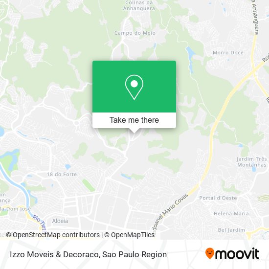 Izzo Moveis & Decoraco map
