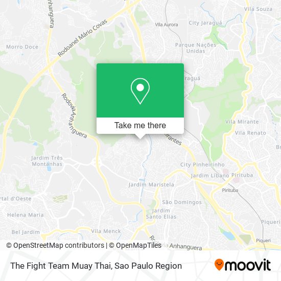 Mapa The Fight Team Muay Thai