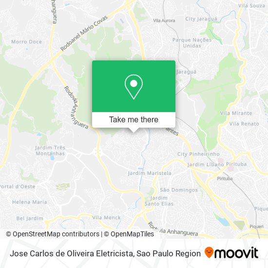 Jose Carlos de Oliveira Eletricista map