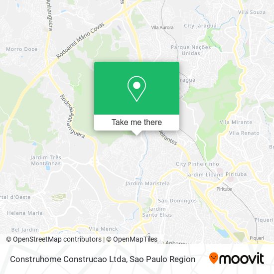 Mapa Construhome Construcao Ltda