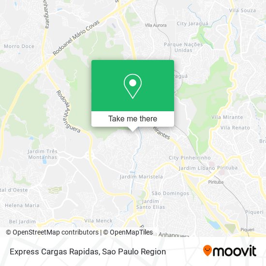 Express Cargas Rapidas map