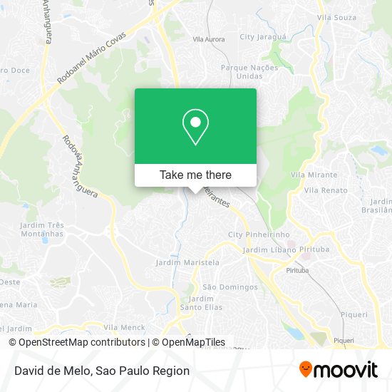 David de Melo map