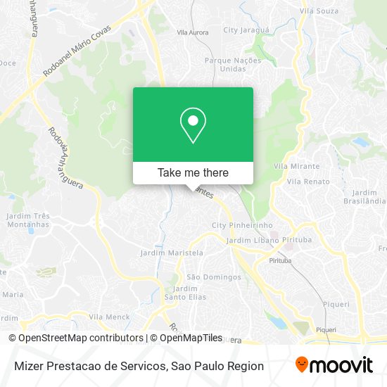 Mapa Mizer Prestacao de Servicos