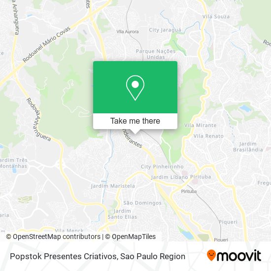Popstok Presentes Criativos map