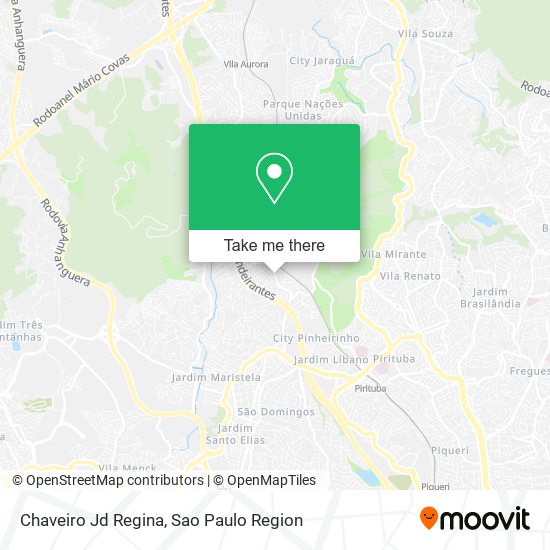 Mapa Chaveiro Jd Regina