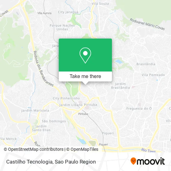 Castilho Tecnologia map