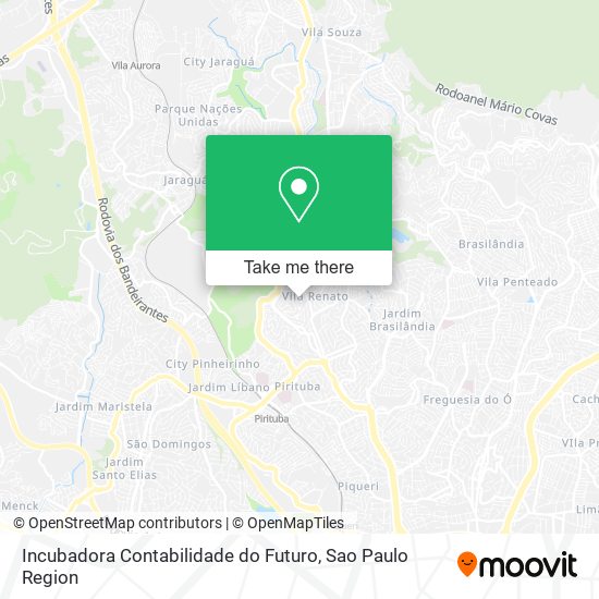Incubadora Contabilidade do Futuro map