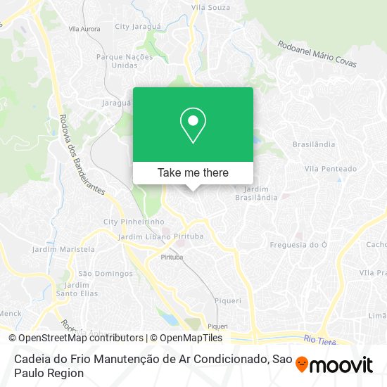 Cadeia do Frio Manutenção de Ar Condicionado map