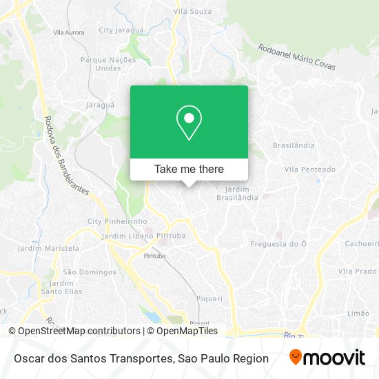 Oscar dos Santos Transportes map