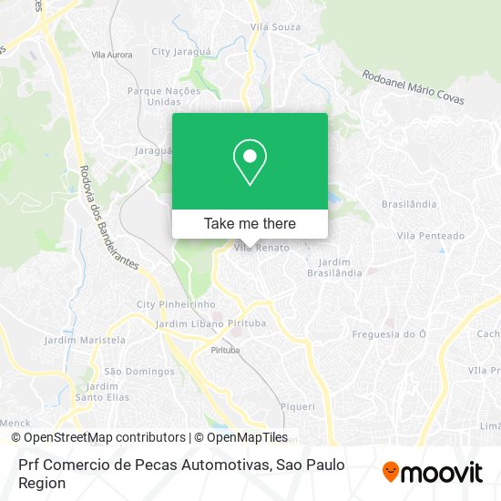 Prf Comercio de Pecas Automotivas map