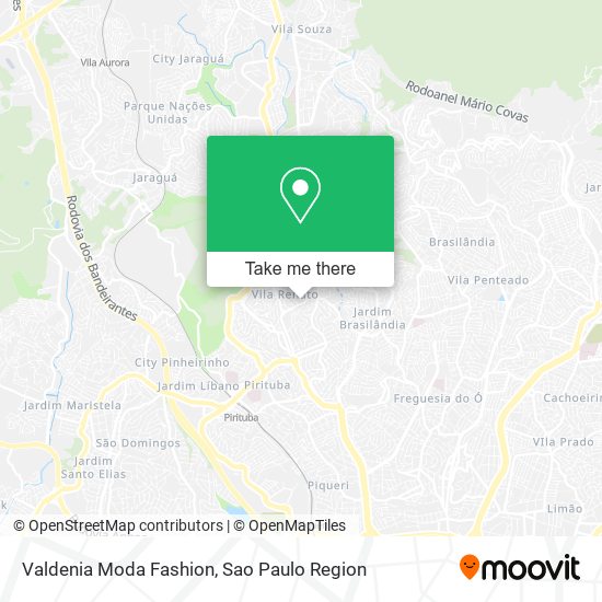 Valdenia Moda Fashion map