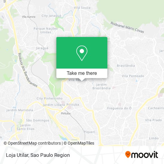 Loja Utilar map