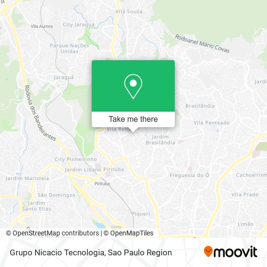 Grupo Nicacio Tecnologia map