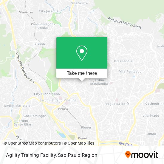 Agility Training Facility map