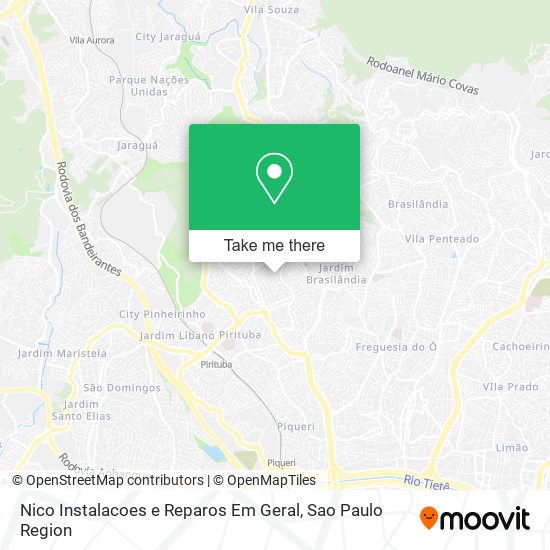 Nico Instalacoes e Reparos Em Geral map