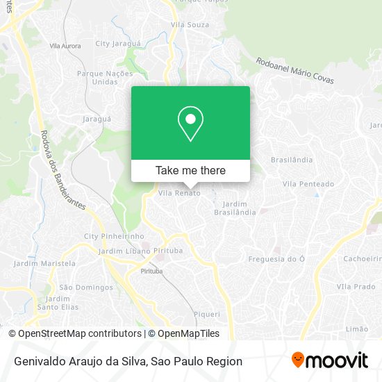 Genivaldo Araujo da Silva map