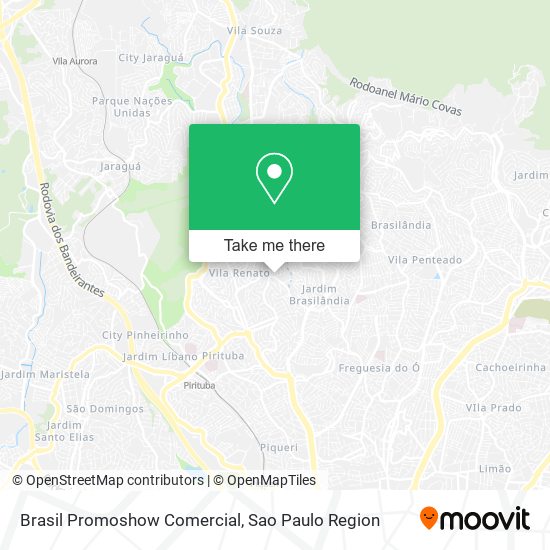 Brasil Promoshow Comercial map