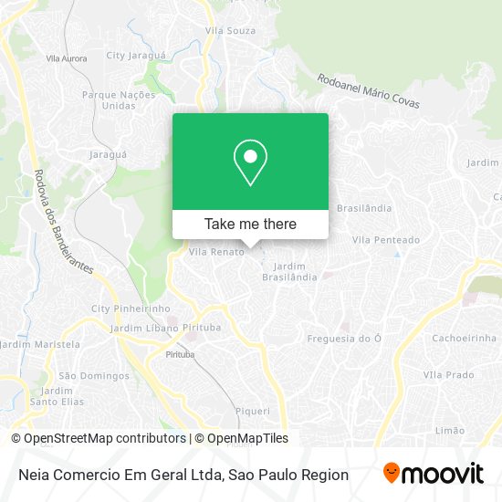 Neia Comercio Em Geral Ltda map