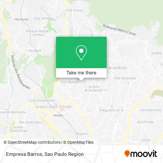 Empresa Barros map