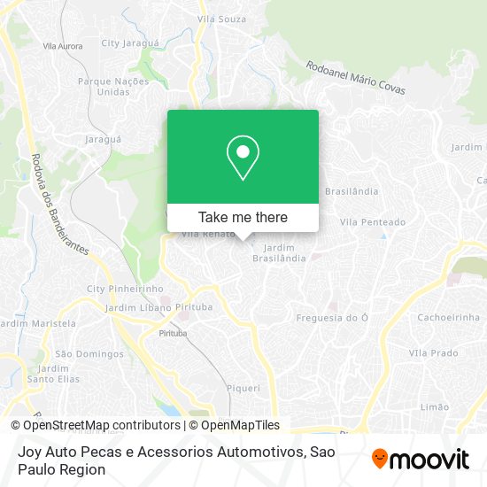 Joy Auto Pecas e Acessorios Automotivos map