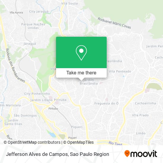 Jefferson Alves de Campos map