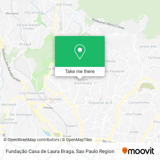 Fundação Casa de Laura Braga map