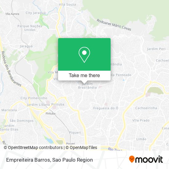 Empreiteira Barros map