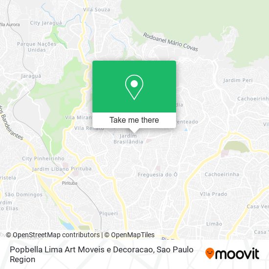 Popbella Lima Art Moveis e Decoracao map